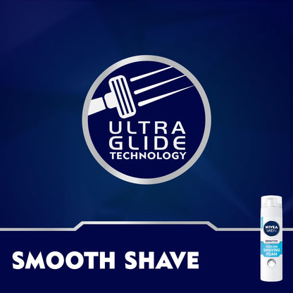 Nivea Men Sensitive Shaving Foam Cooling 200ml