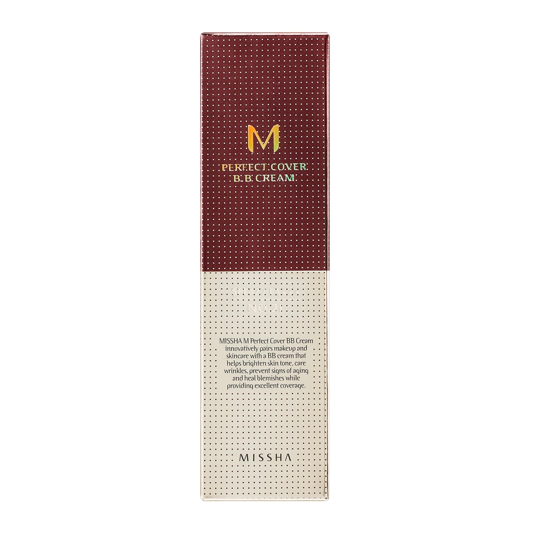 M Perfect Cover BB Cream SPF42 PA+++ 21 Light Beige|50ml