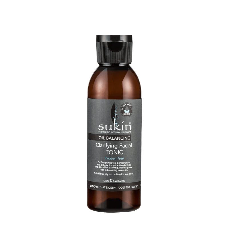 Oil Balancing Clarifying Facial Tonic Exfoliating Toner 125ml