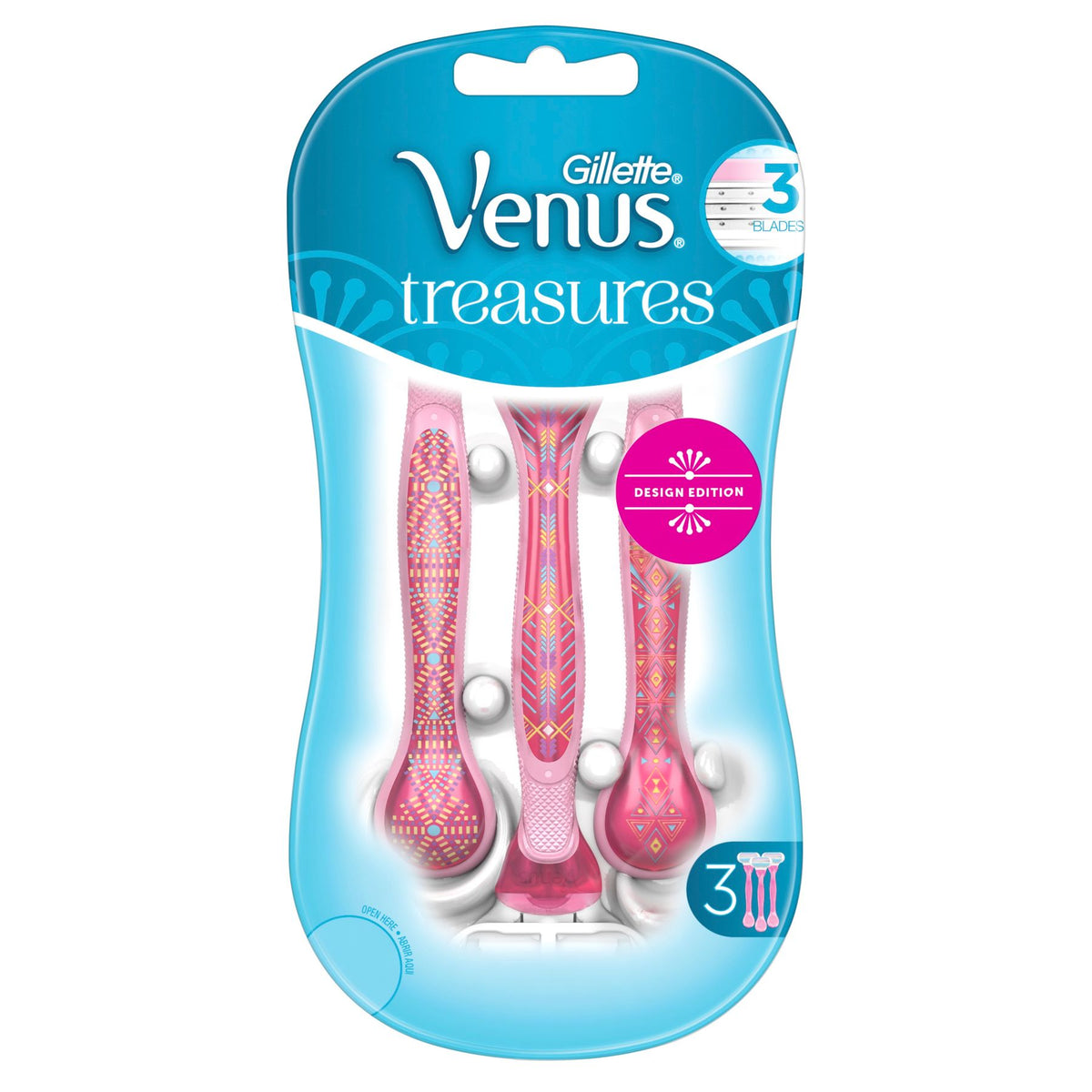 Treasures Disposable Women's Razor 3pcs