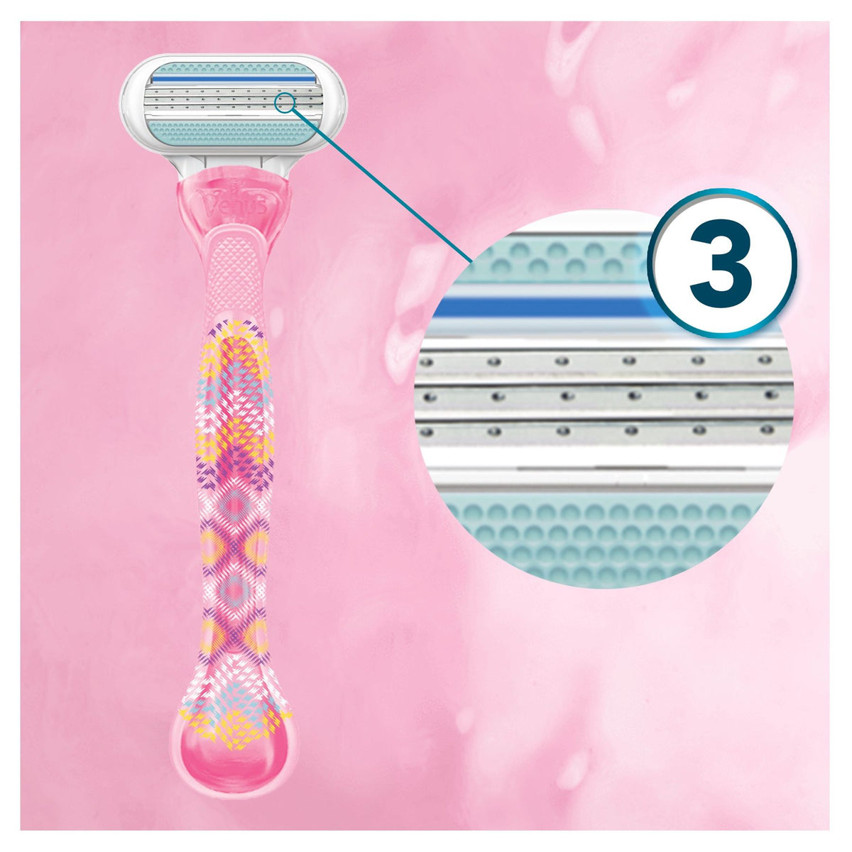 Treasures Disposable Women's Razor 3pcs