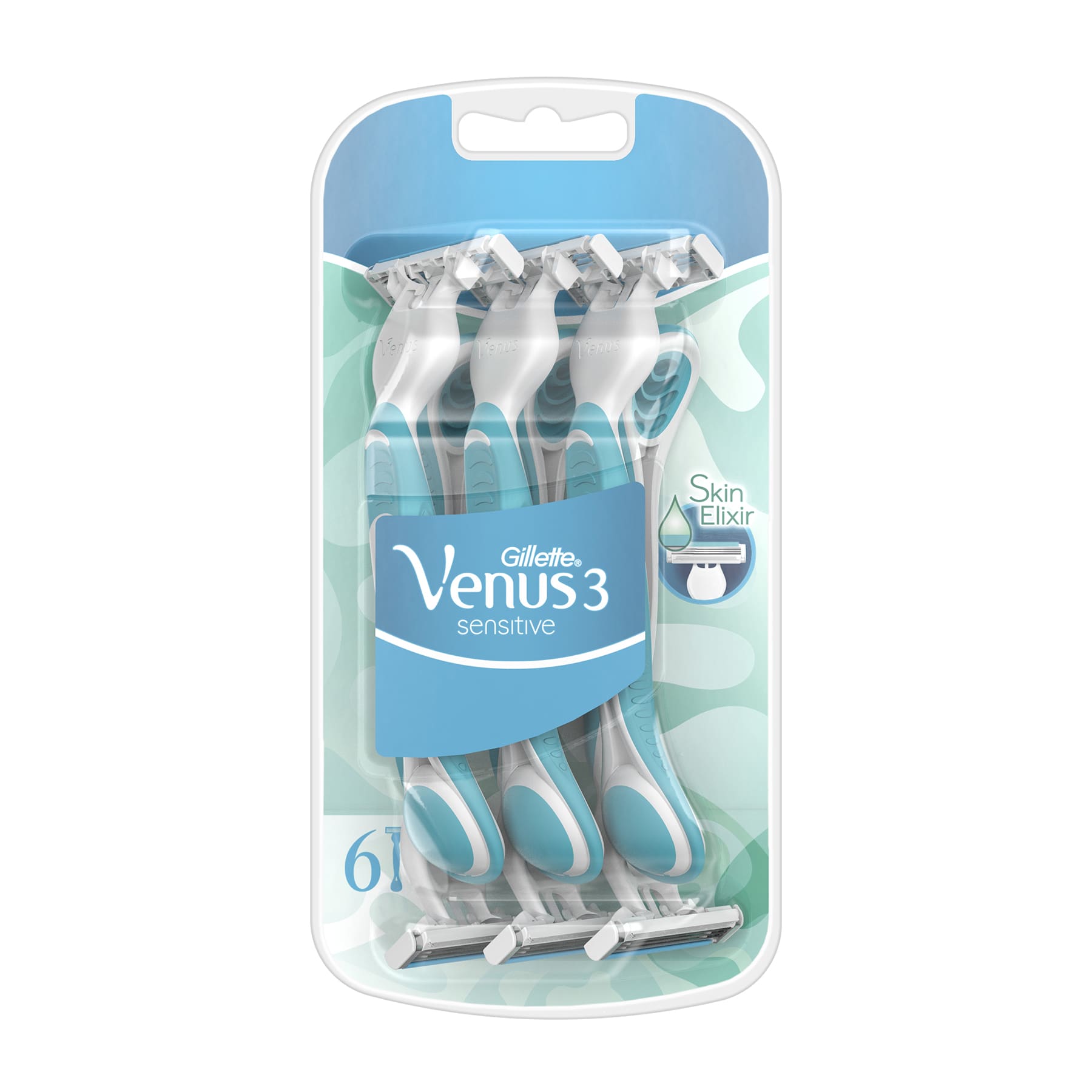3 Sensitive Disposable Women's Razor 6pcs