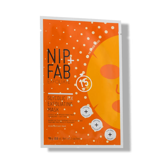 Nip+Fab Glycolic Fix Exfoliating Sheet Mask 1pc 18g