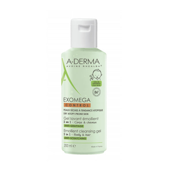 Exomega Control Anti-Scratching Emollient Cleansing Gel 200ml 200ml