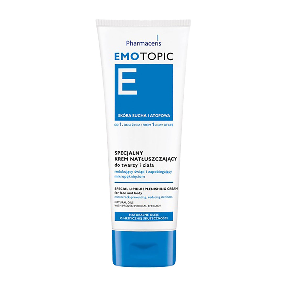 Emotopic Lipid-Replenishing Face & Body Cream Moisturiser 75ml