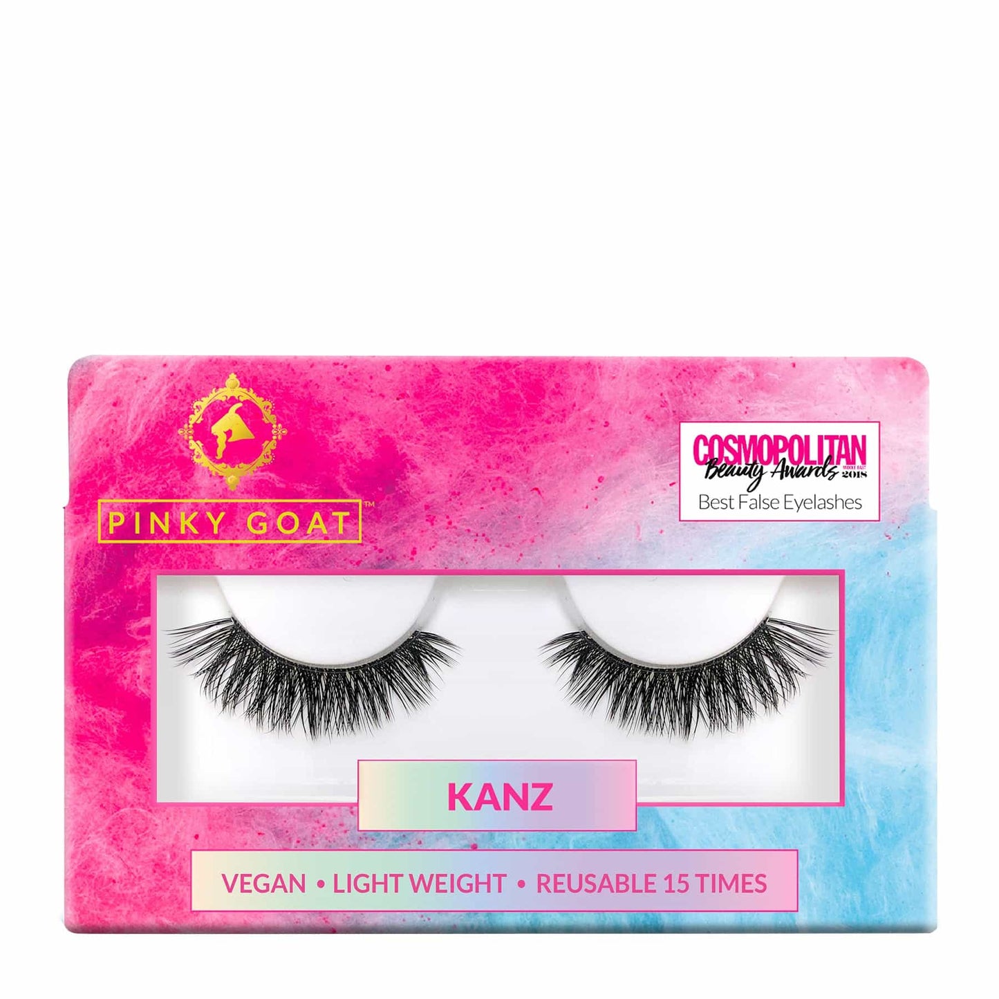 Pinky Goat Kanz False Eyelashes Vegan 1 pair