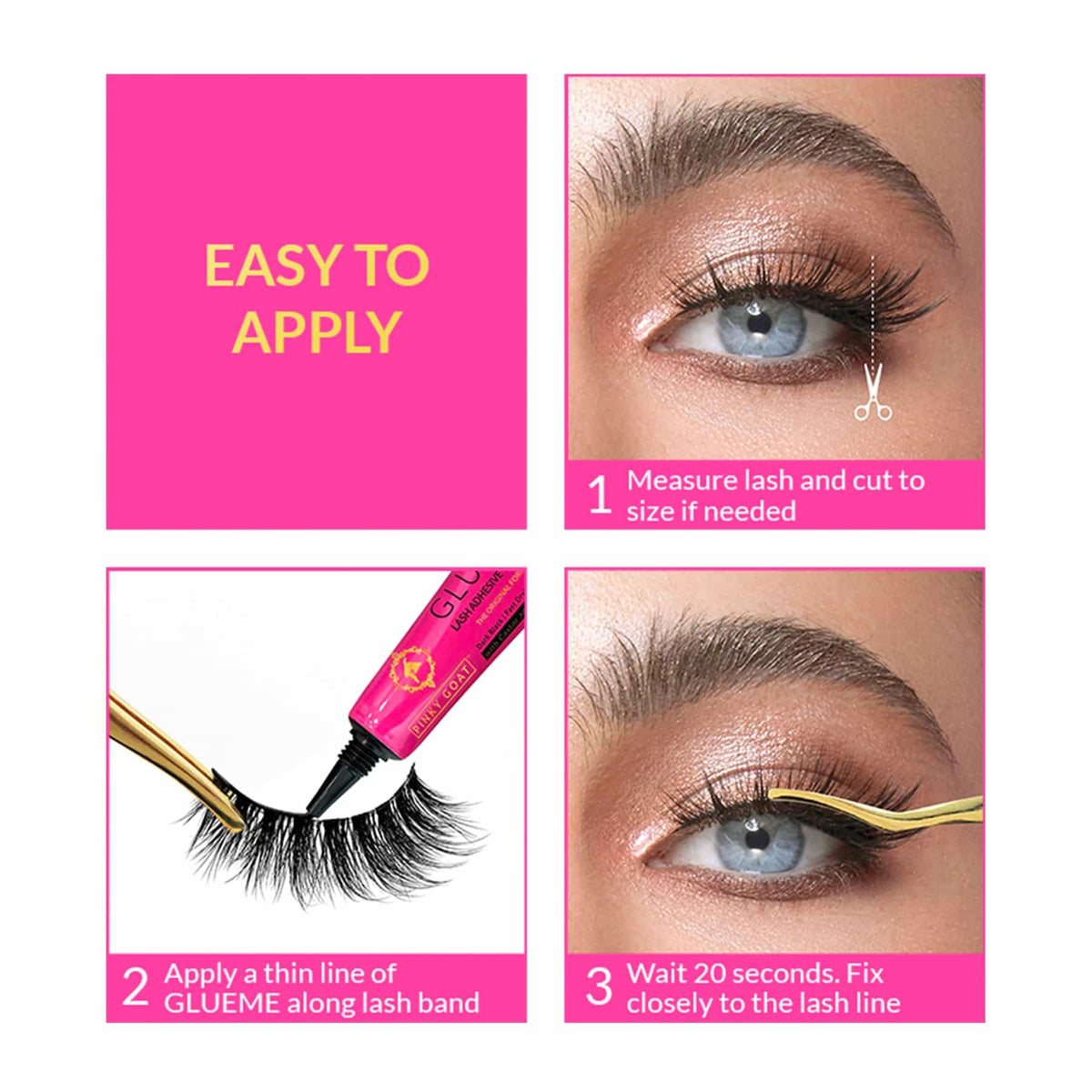 Rimas False Eyelashes Vegan 1 pair