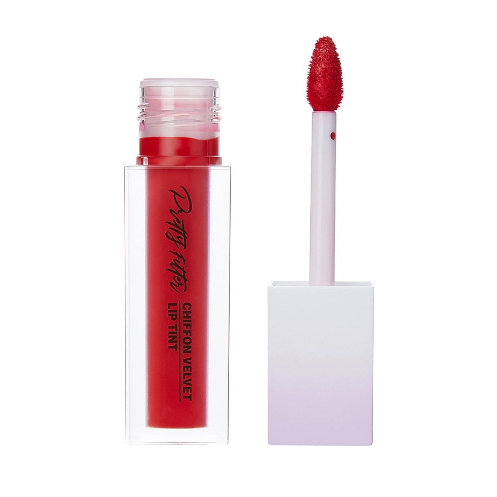 Pretty Filter Chiffon Velvet Lip Tint 5.5ml #7 Red Berry|5.5ml