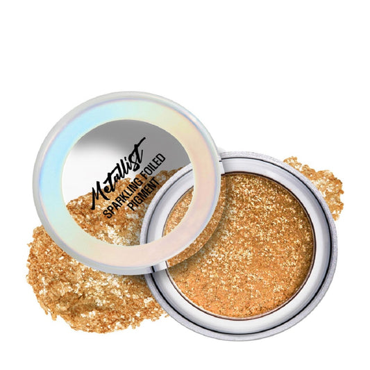 Metallist Sparkling Foiled Pigment Powder Eyeshadow 1.3g #4 Sun Aurora|1.3g