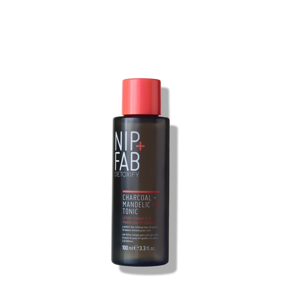 Nip+Fab Detoxify Charcoal + Mandelic Fix Tonic Exfoliating Toner 100ml 100ml