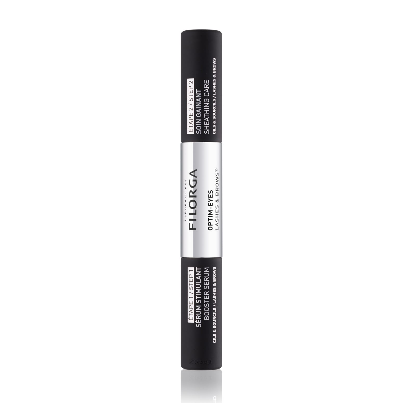 Optim-Eyes Lashes & Brows Booster Serum + Volumising Care Eye Treatment 2X6.5ml 2 x 6.5 ml