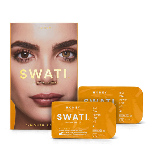 Colour Contact Lenses 1 Month Honey|Pack of 2