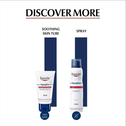 Eucerin Aquaphor SOS Repair Lip Balm للشفاه المتشققة، 10 مل