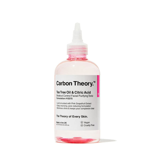 Breakout Control Facial Purifying Tonic Tea Tree Oil Citric Acid & Pink Grapefruit Extract Exfoliating Toner 250ml 250ml