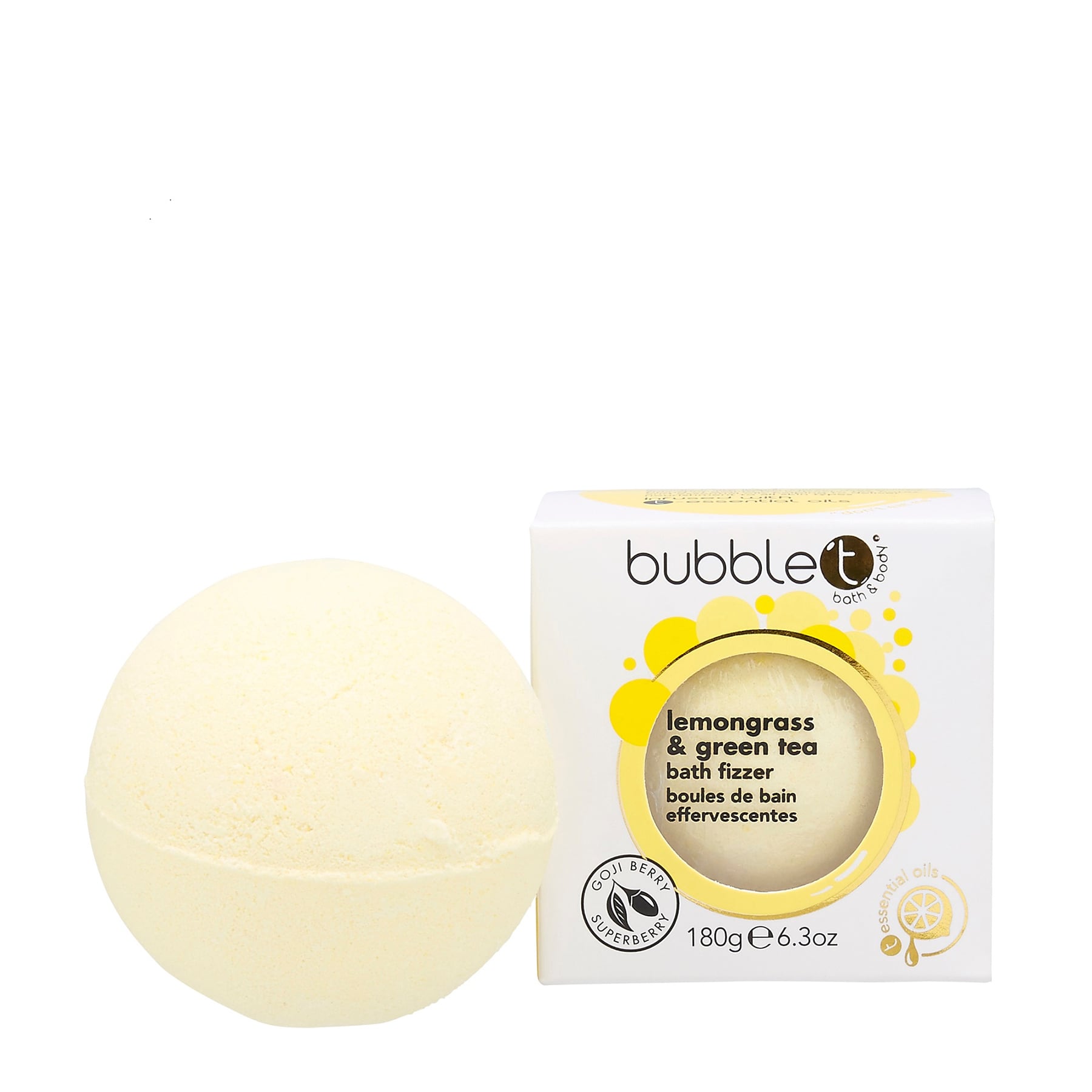 Bath Fizzer In Lemongrass & Green Tea 180g 180g