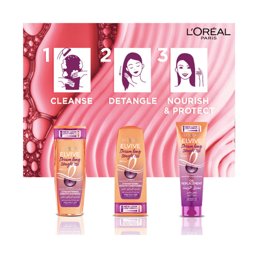 Elvive Dream Long Straight 72H Straightening Keratin Shampoo 400ml 400ml