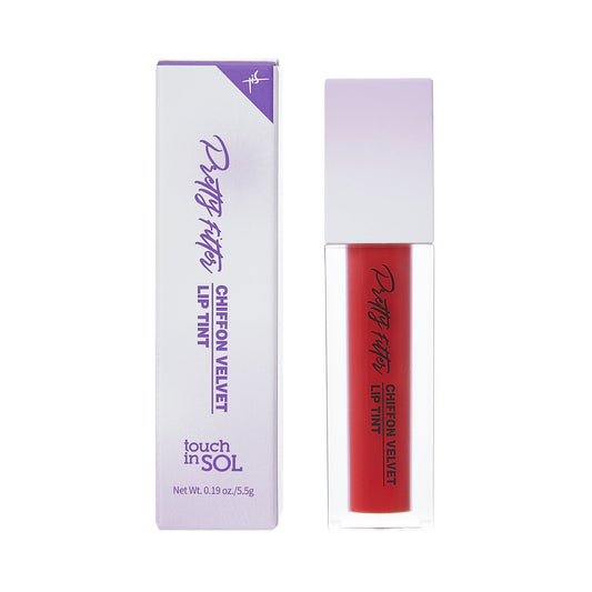 Pretty Filter Chiffon Velvet Lip Tint 5.5ml #6 Modern Red|5.5ml