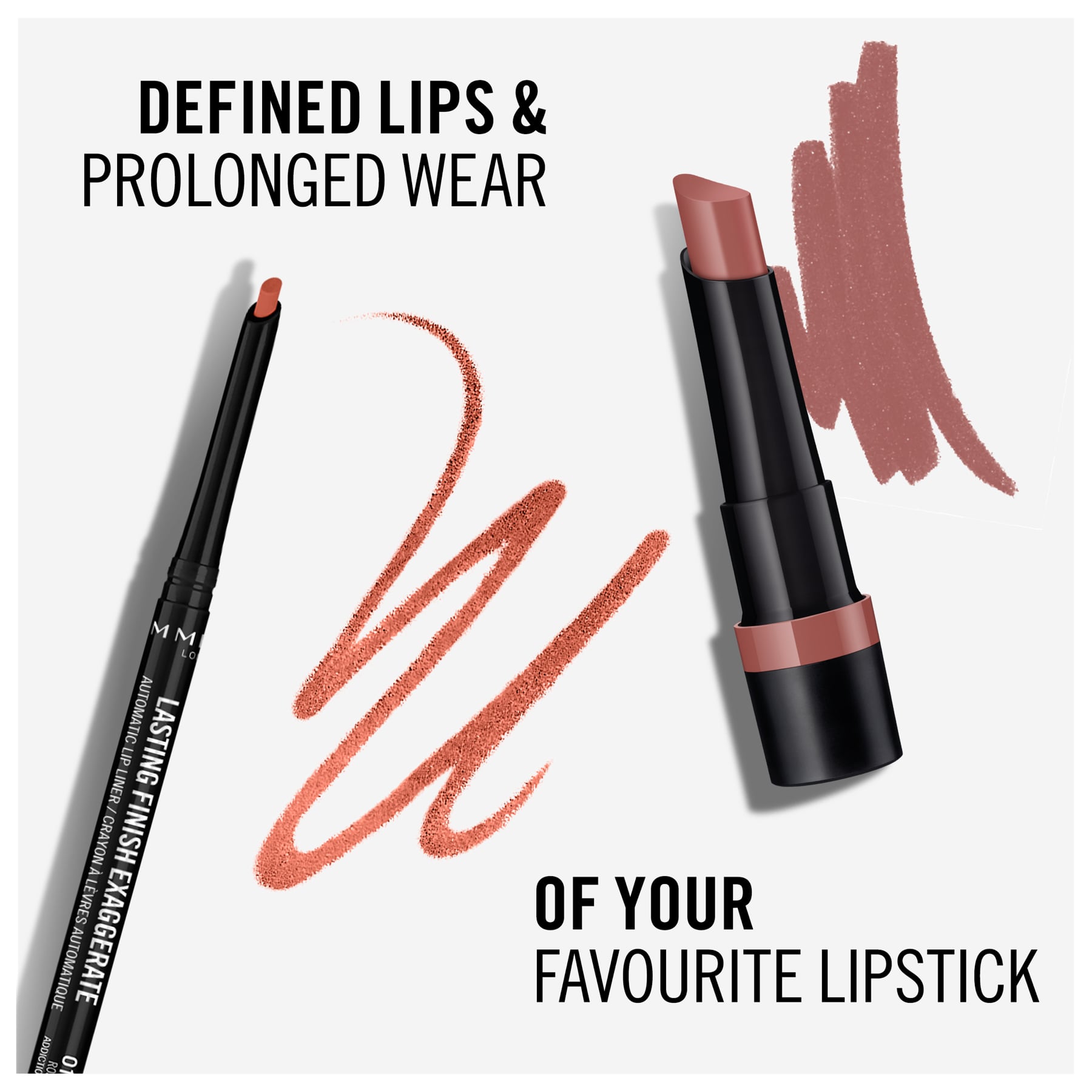 Lasting Finish Exaggerate Automatic Lip Liner 0.25g 18 Rose Adiction