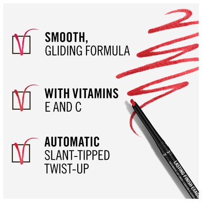 Lasting Finish Exaggerate Automatic Lip Liner 0.25g 24 Red Diva
