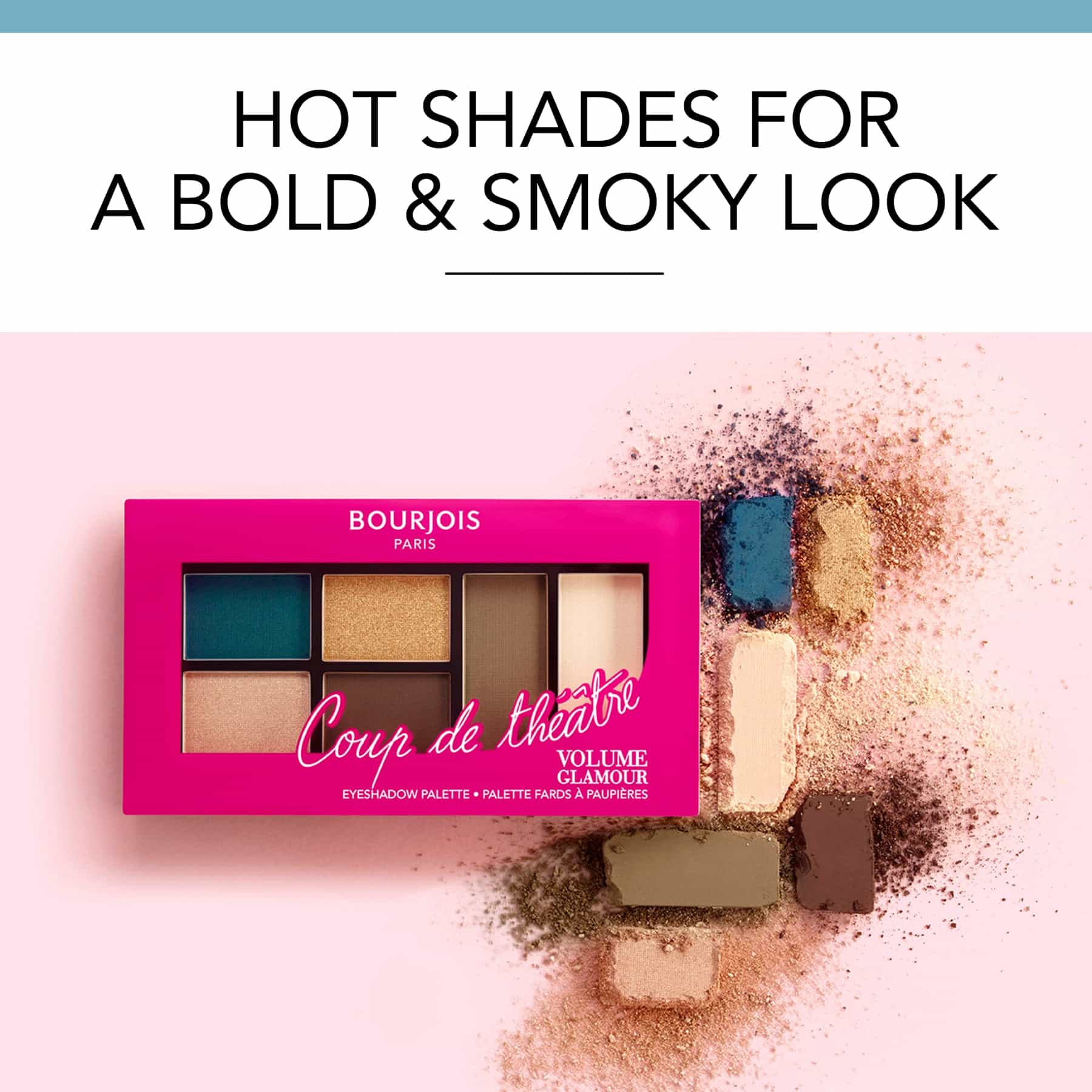 Volume Glamour Eyeshadow Palette - 6 shades 003 Coup de Theatre