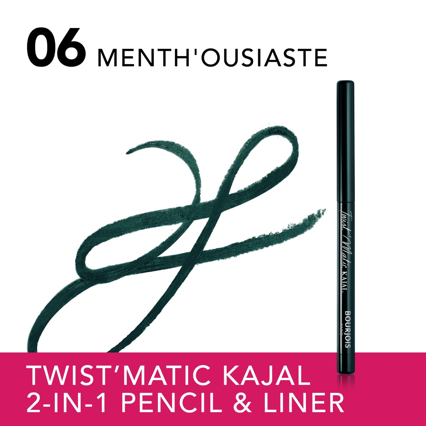 Bourjois Twist Matic Kajal 06 Menthousiaste 0.2g