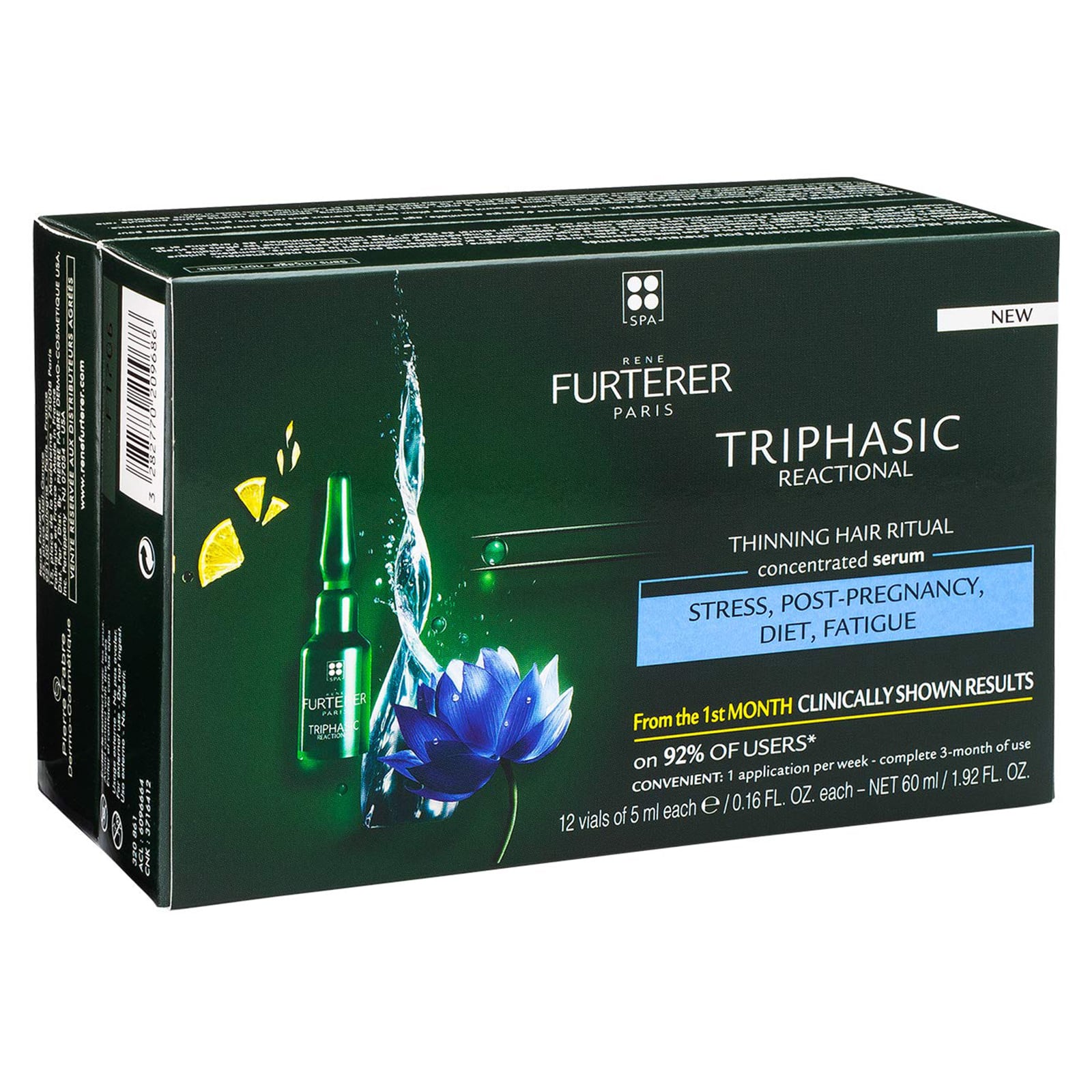 Triphasic Reactional Ritual Anti-Hair Loss Reactional Treatment 12 Ampoule 12 Ampoule