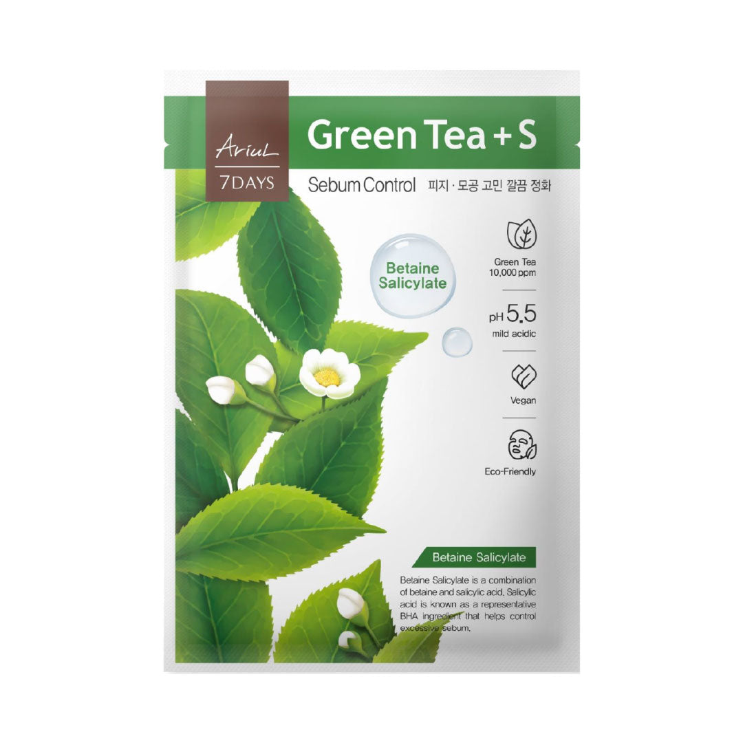 7days Sheet Mask Green Tea + S 20g 20g