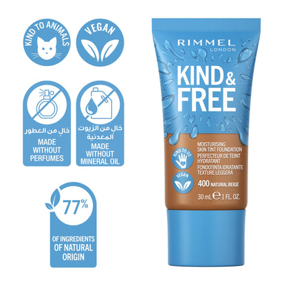 Rimmel Kind & Free Moisturising Skin Tint Foundation 30ml