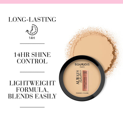 Bourjois Always Fabulous Matte Pressed Powder 10g