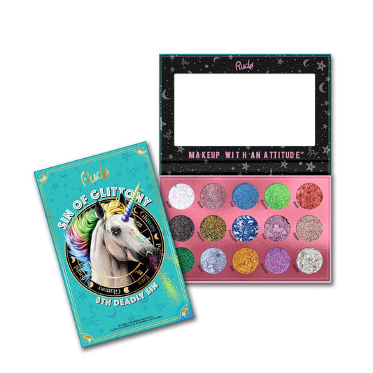 Sin of Glittony Glitter Palette 15 shades 18g