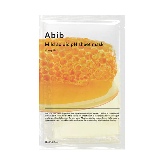 Mild Acidic pH Sheet Mask Honey Fit 30ml 30ml