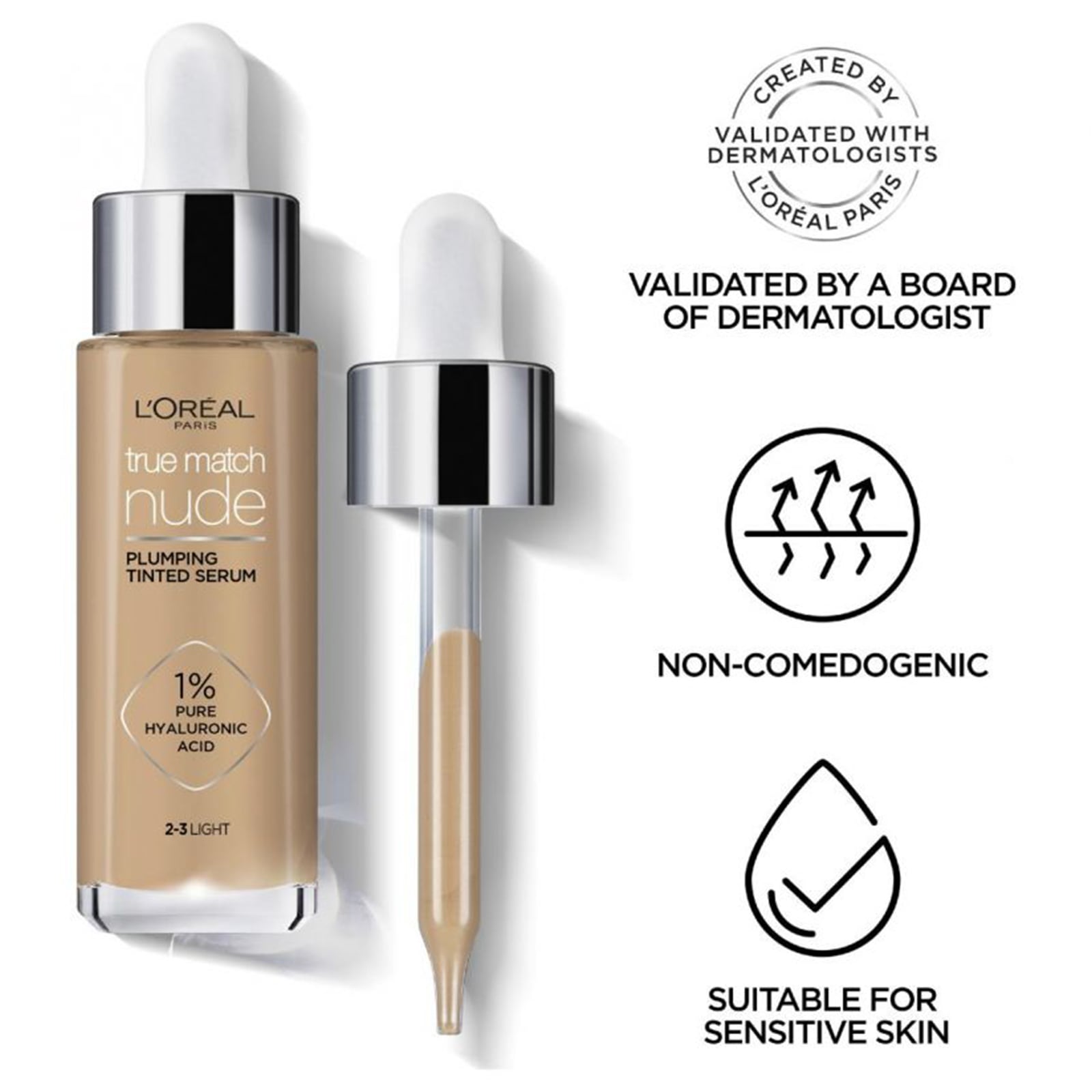 True Match Nude Tinted Serum 2-3 Light 30ml Light|30ml