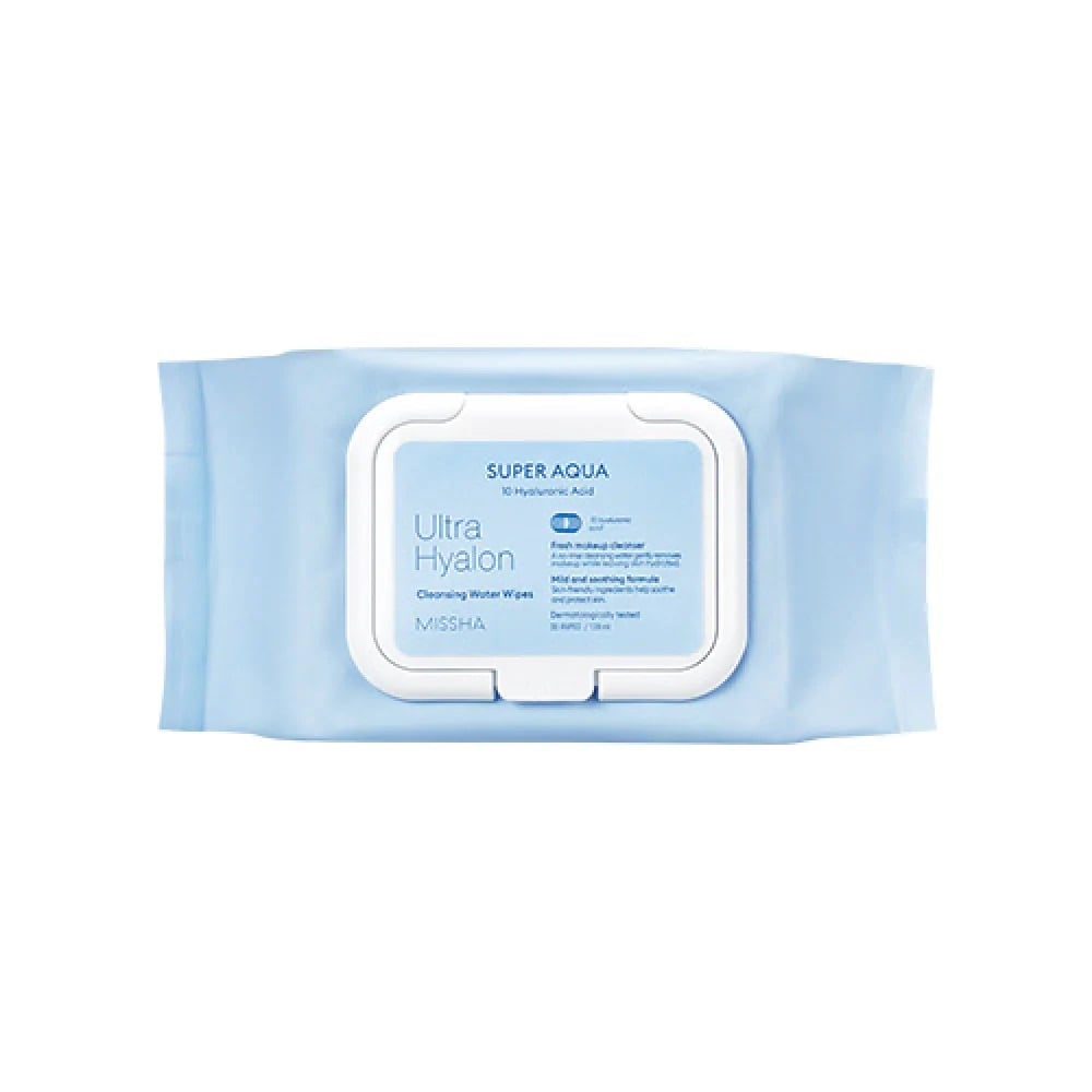 Super Aqua Ultra Hyalron Cleansing Water Wipes 30pcs 30pcs