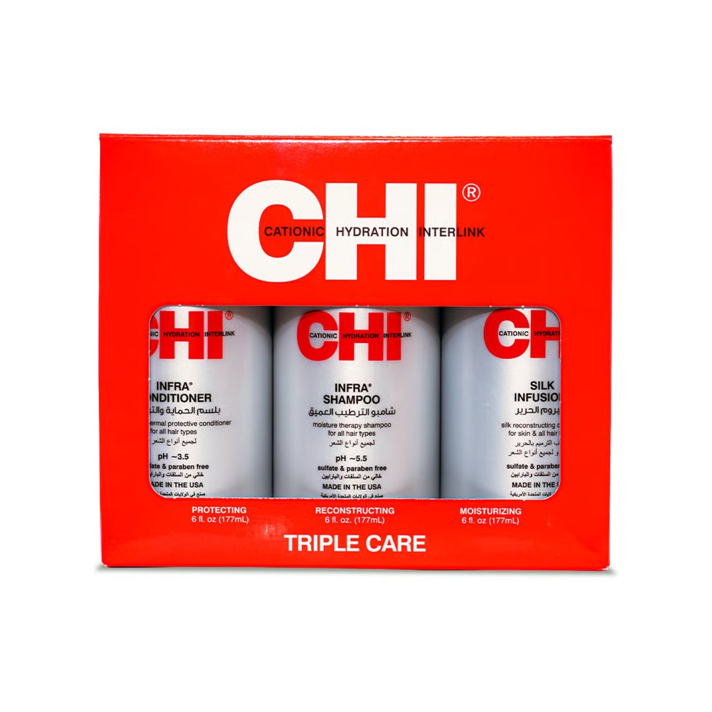 Chi Triple Care Damage hair Kit