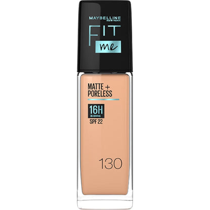 Maybelline Maybelline Fit Me Matte+Poreless Liquid Foundation with SPF22 30ml