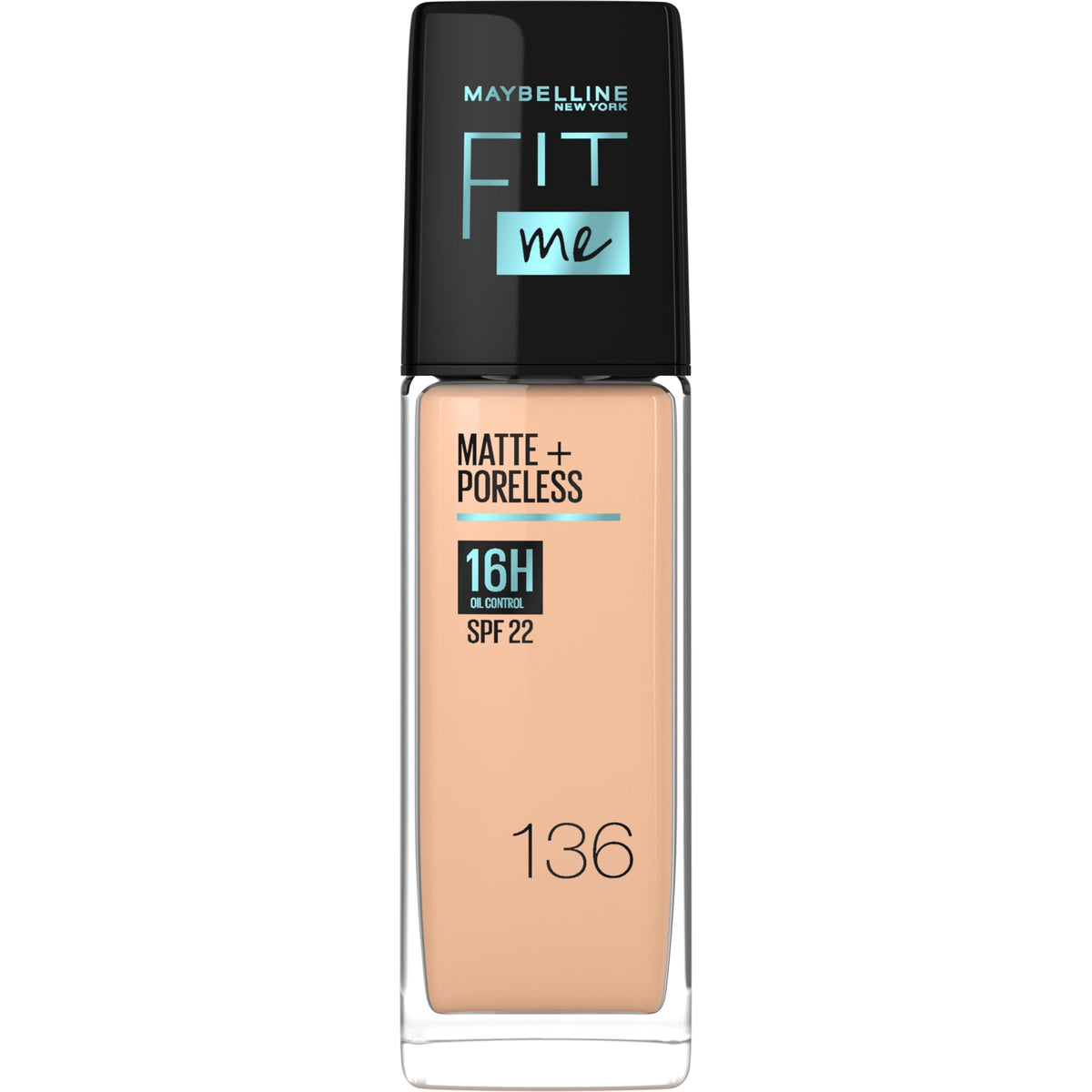 Maybelline Fit Me Matte+Poreless Liquid Foundation with SPF22 30ml