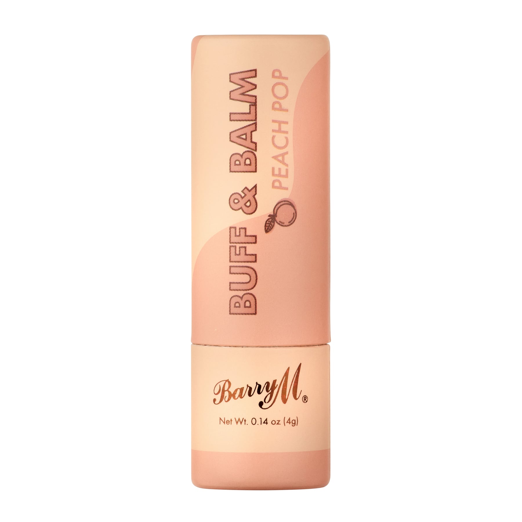 Buff & Balm Lip Balm 4g Peach Pop|4g