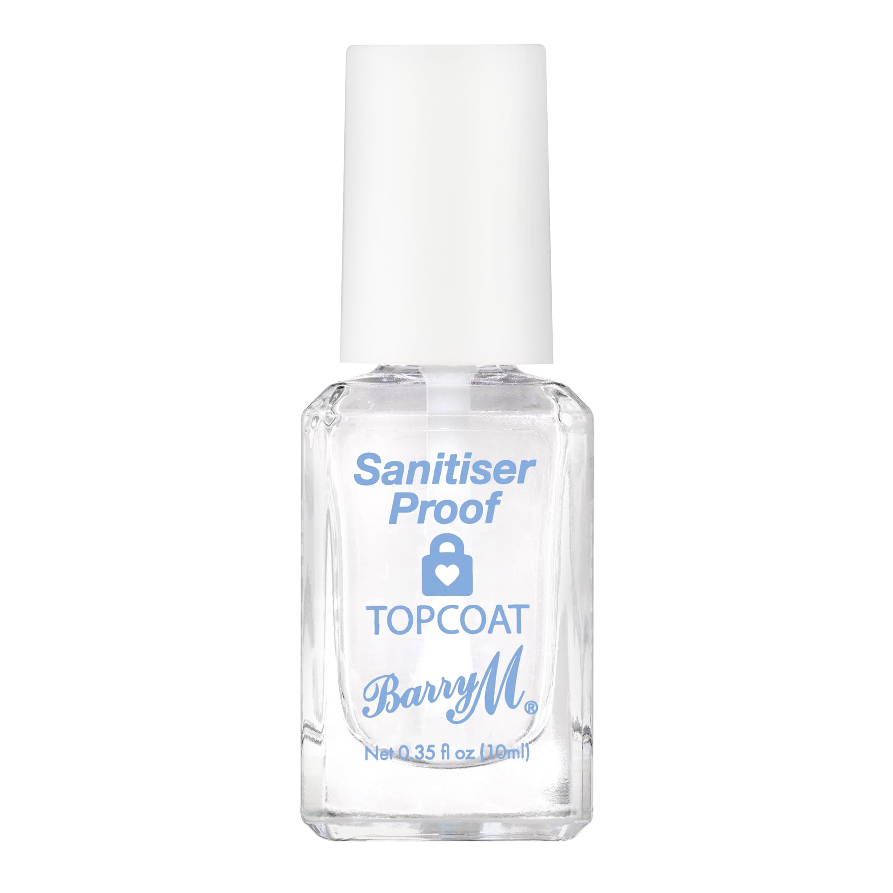 Sanitiser Proof Top Coat Nail Paint 10ml
