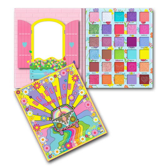 Flower Child 30 Pressed Pigment & Shadows Palette - 30 shades Freshly Cut|30g