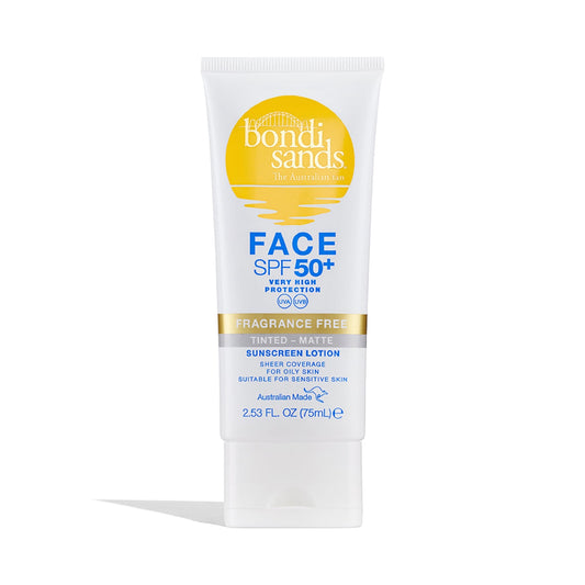 Fragrance Free Matte Tinted Face Fluid SPF 50+ 75ml 75ml