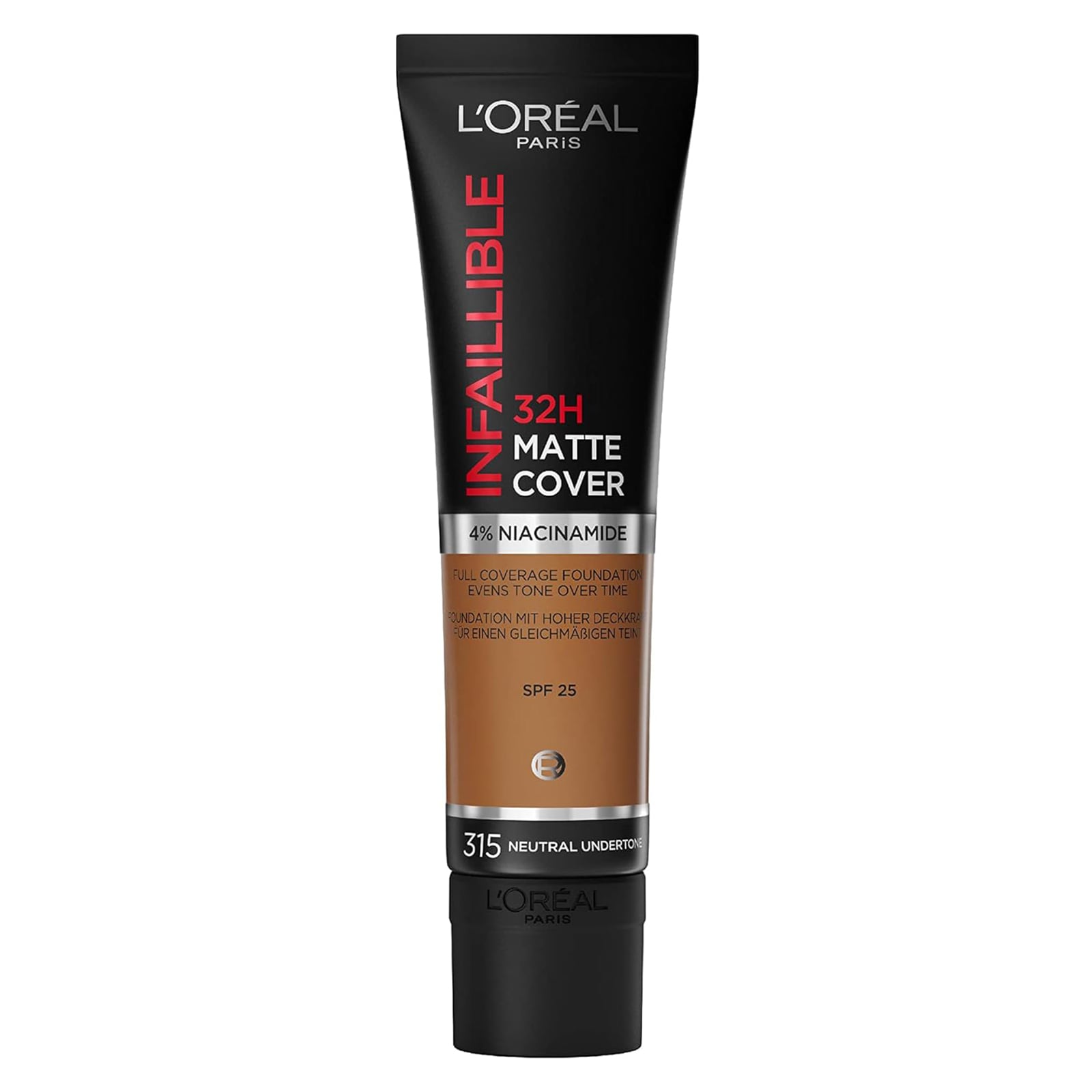 Infallible 32H Matte Cover Foundation SPF25 315 Neutral Undertone 30ml Neutral Undertone|30ml
