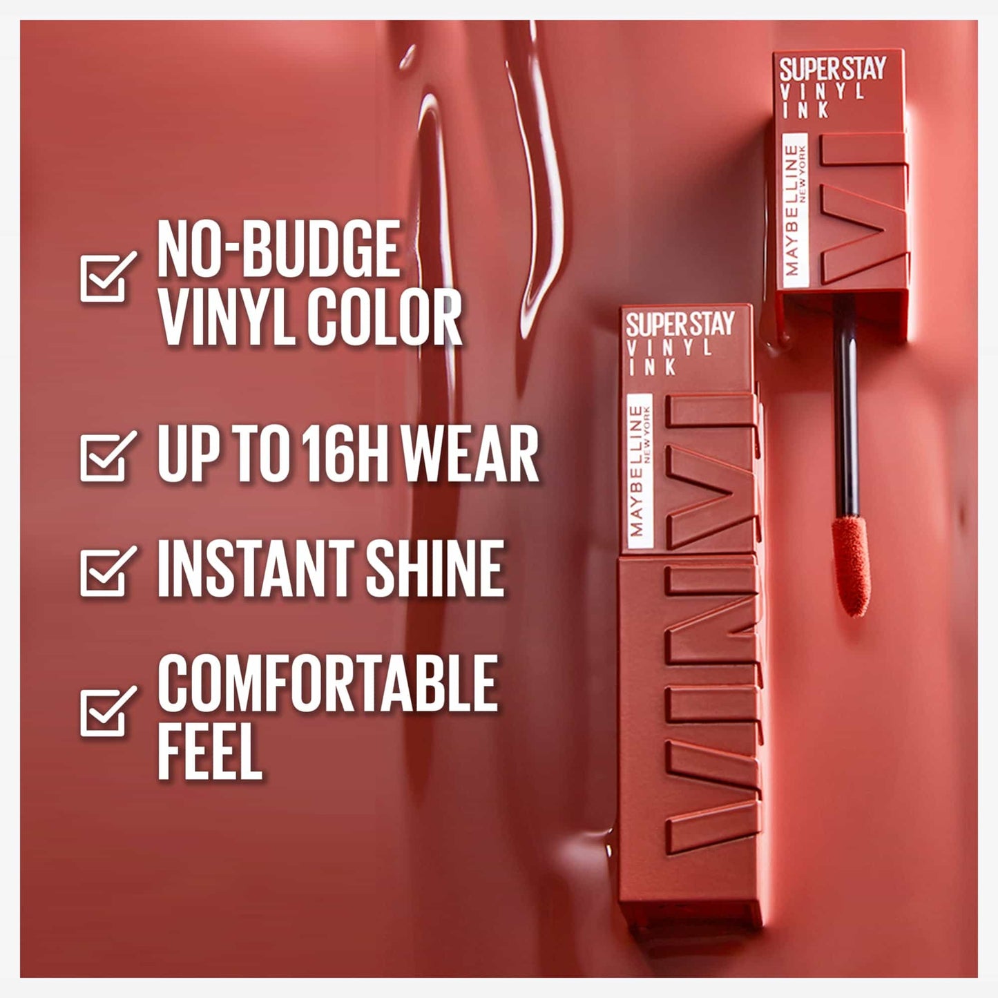 Super Stay Vinyl Ink Nudes Gloss Lipstick