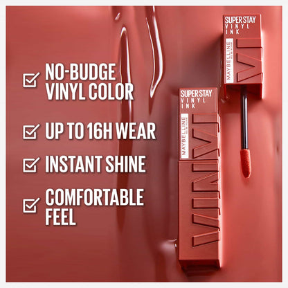 Super Stay Vinyl Ink Nudes Gloss Lipstick