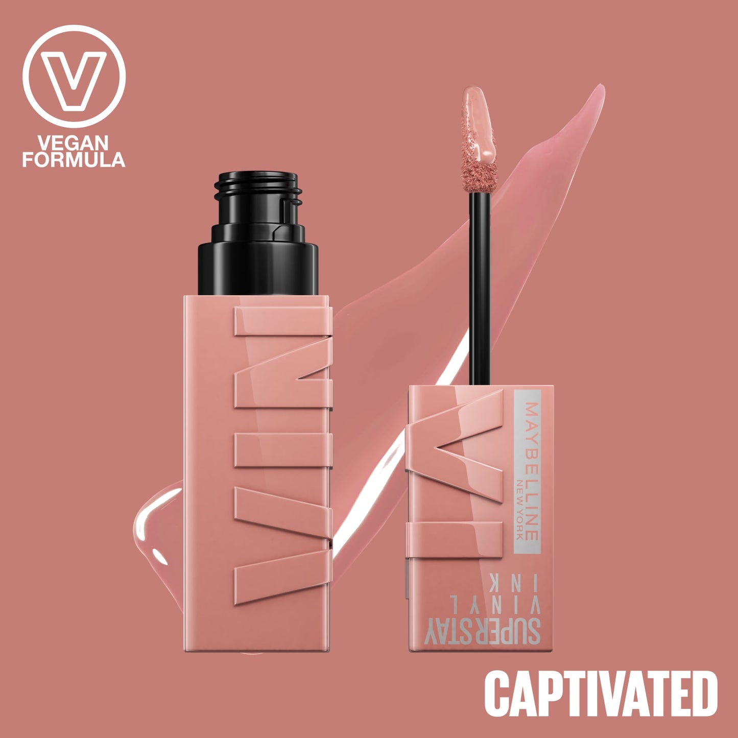 Super Stay Vinyl Ink Nudes Gloss Lipstick