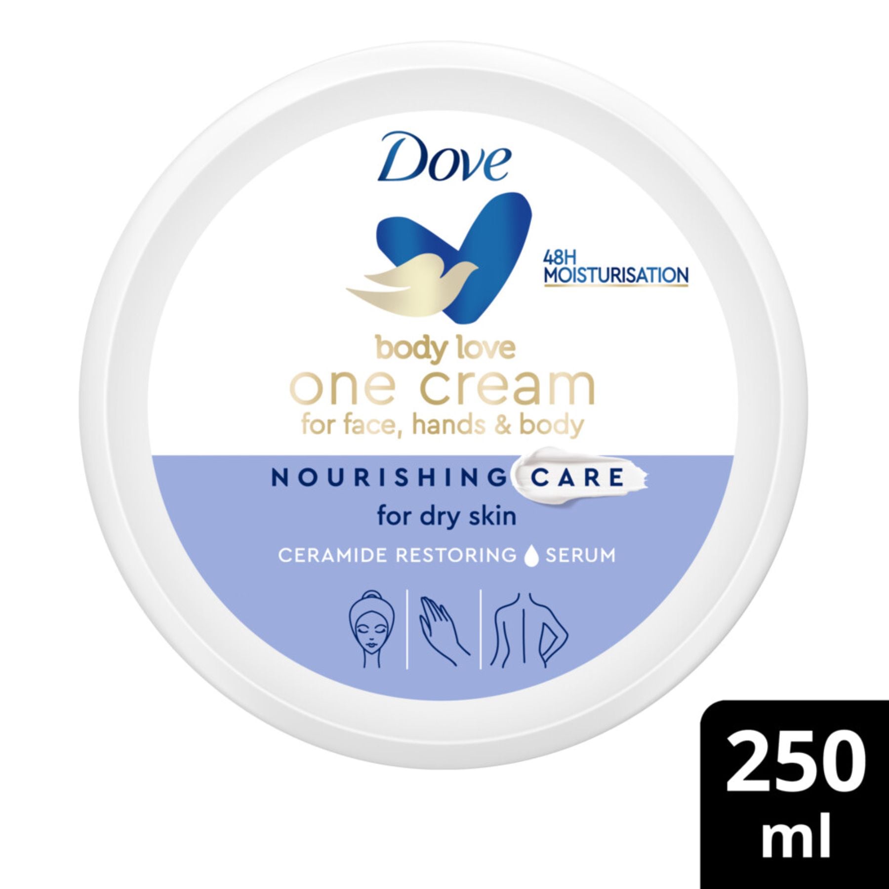 Body Love Nourishing Care Cream 48H 250ml 250ml