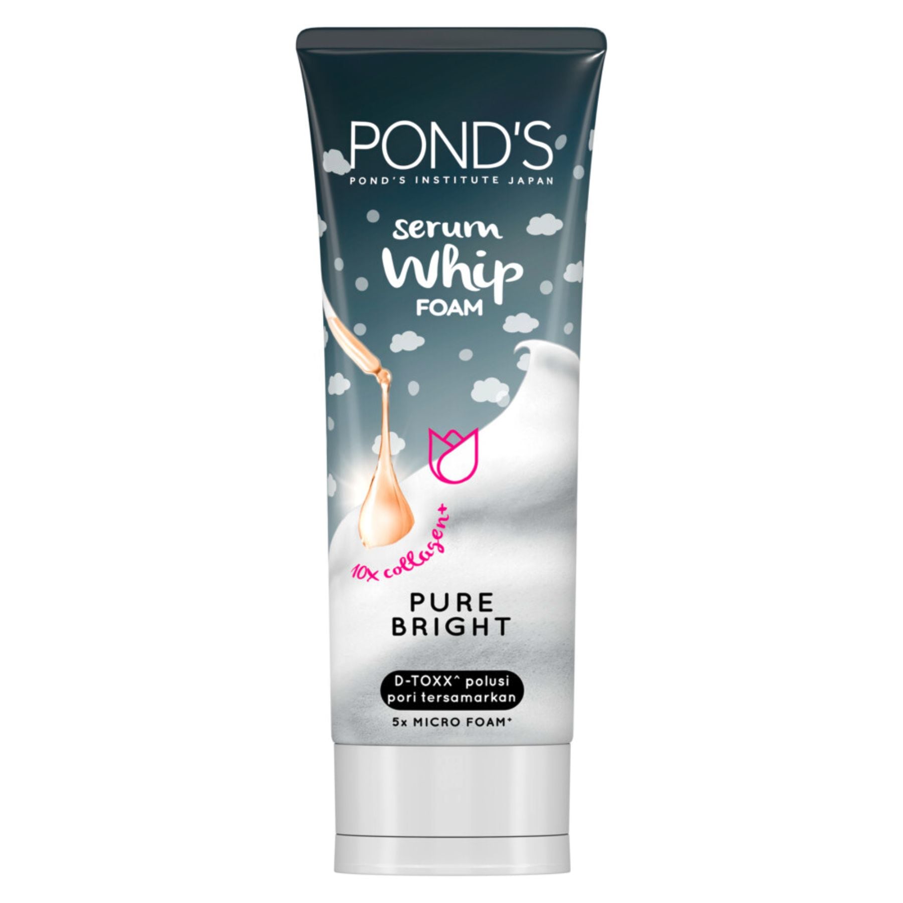 Pure Bright Serum Whip Facial Foam Cleanser 100g 100g