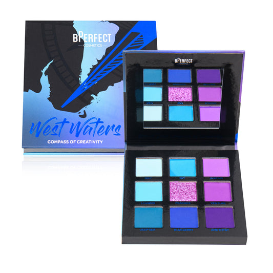 Compass of Creativity Eyeshadow Palette - 9 shades West Waters|110g
