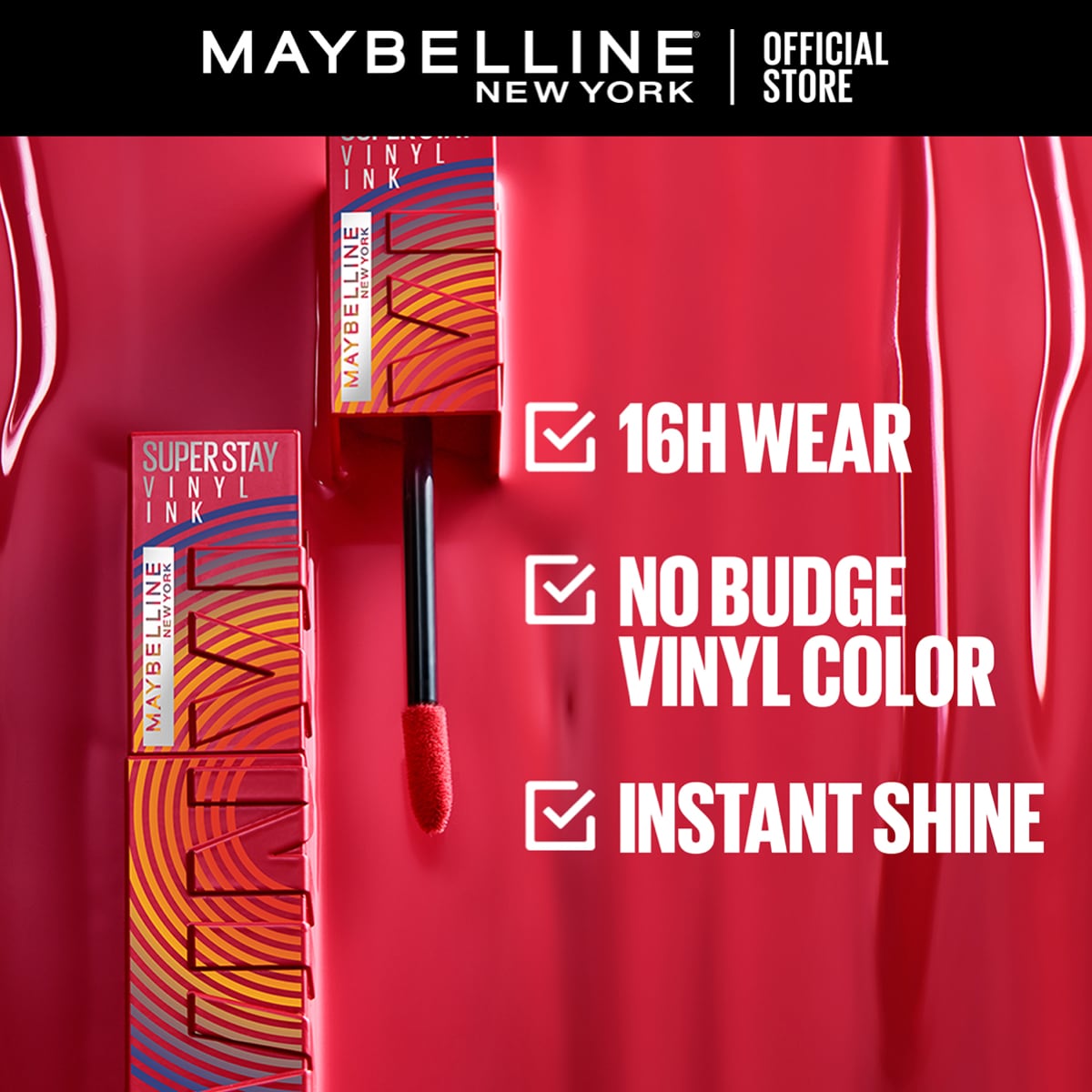 Maybelline Superstay Vinyl Ink Lipstick Music Collection Limited Edition Peachy