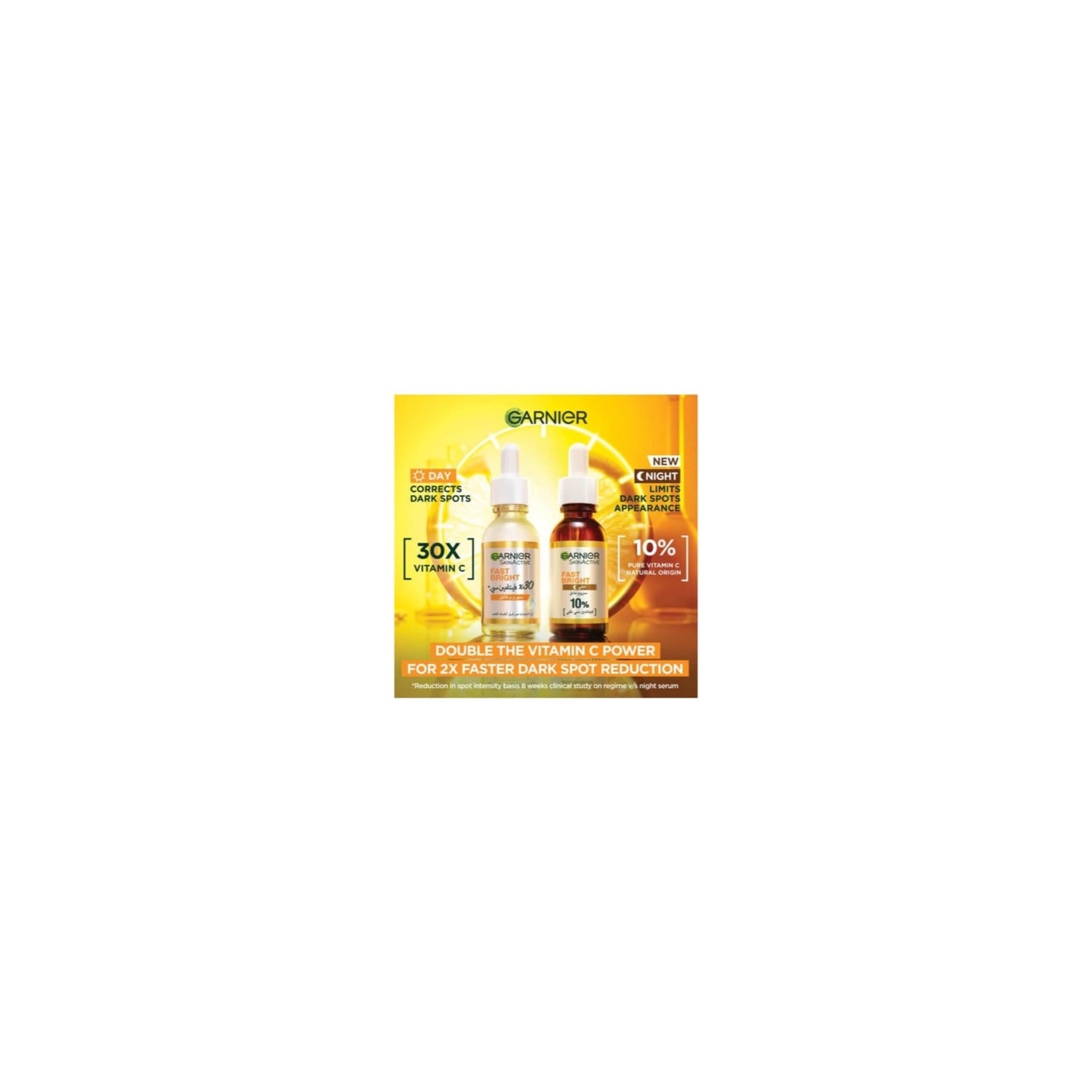 Garnier Skin Active Fast Bright Night Serum 30ml