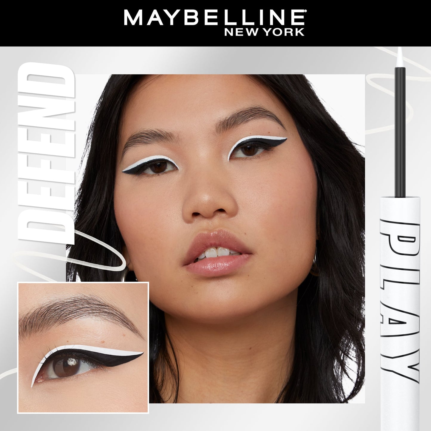 Maybelline Tattoo Liner Play Waterproof Liquid Eyeliner Defend